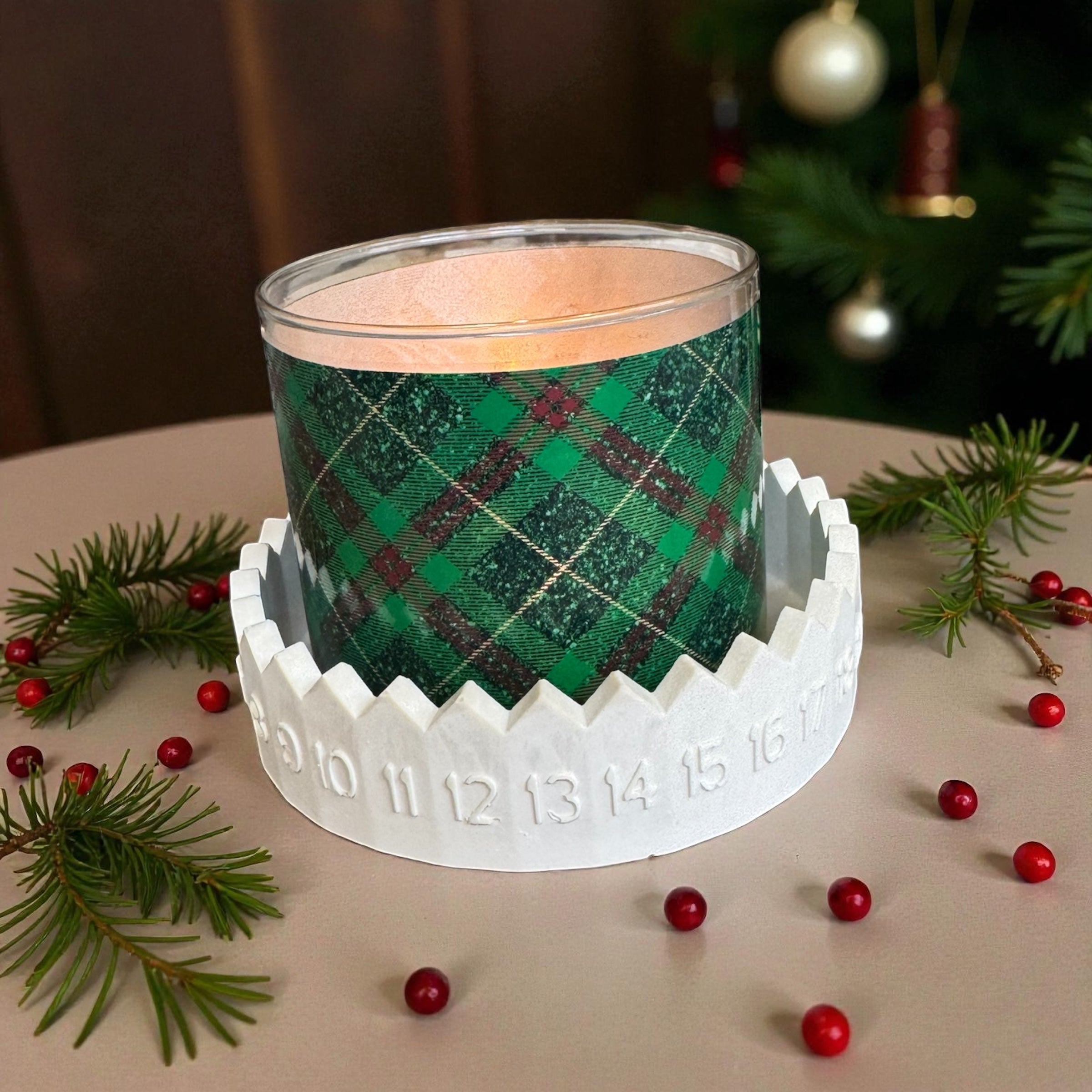 Days of Christmas Candle Holder